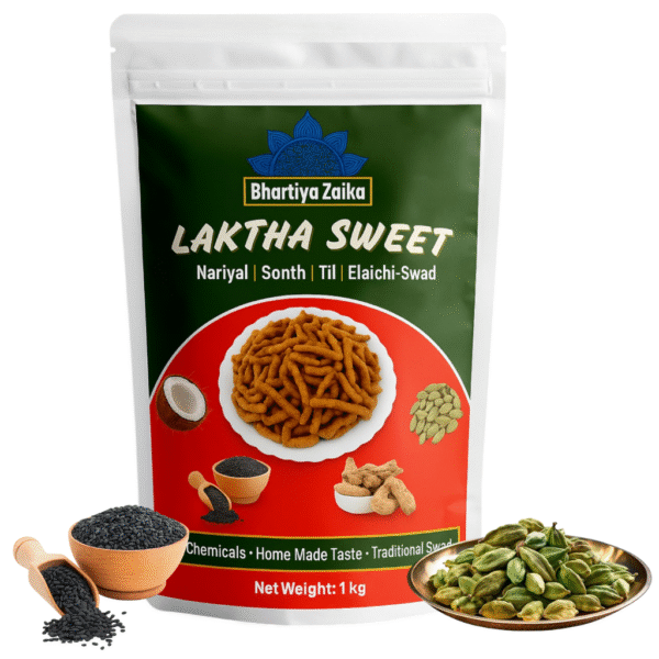 laktha sweet – traditional handmade indian sweet | coconut + elaichi swad (1kg) (copy)