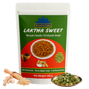 laktha sweet – traditional handmade indian sweet | sonth + elaichi swad (250g)