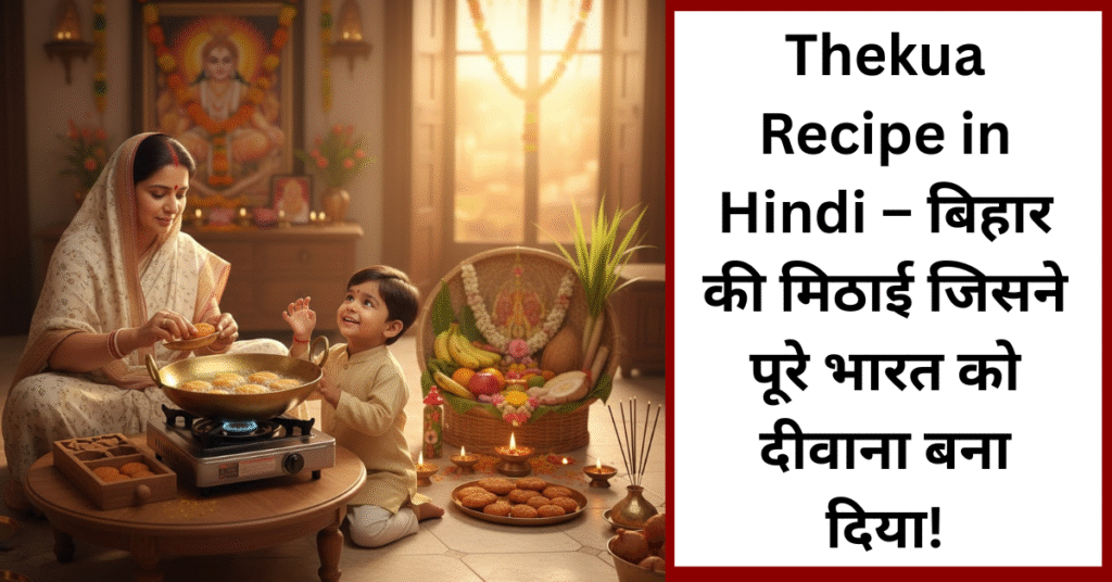 Thekua Recipe in Hindi – बिहार की मिठाई जिसने पूरे भारत को दीवाना बना दिया!