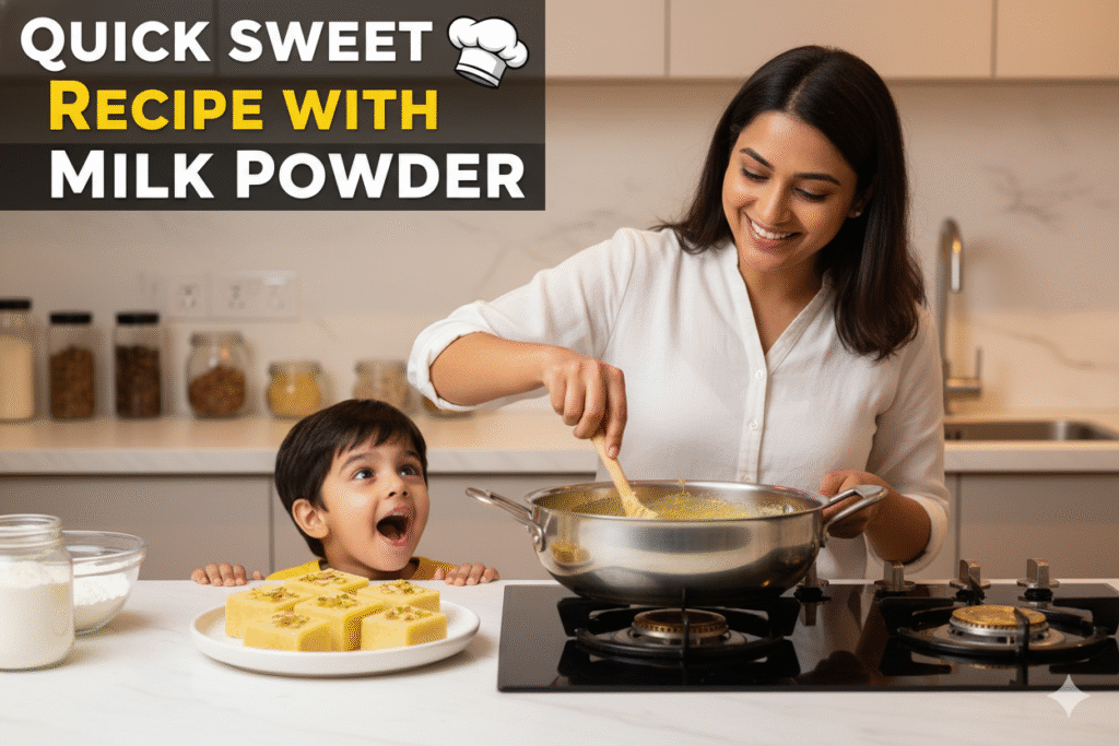 Quick Sweet Recipe with Milk Powder – आसान, झटपट और स्वादिष्ट