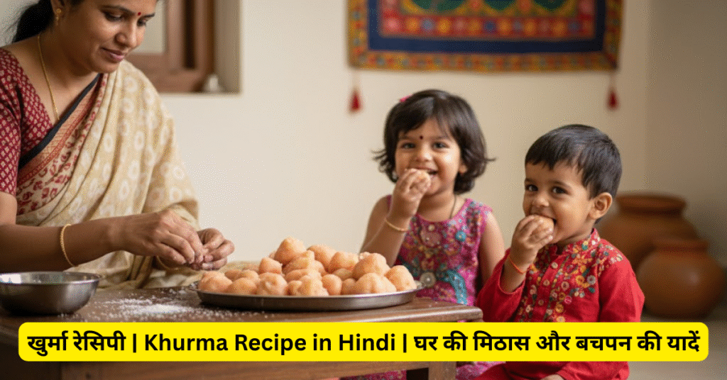 खुर्मा रेसिपी | Khurma Recipe in Hindi | घर की मिठास और बचपन की यादें
